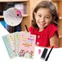 Sank Magic Book Practice Copybook, Number With Pen, 4 book, 1 Pen, 10 Refills